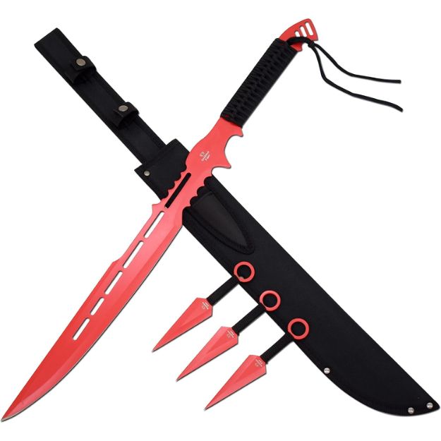 Turkey Creek Trading Company Inc.: Snake Eye Tactical Ninja-Sword Comes  With Throwing Knife