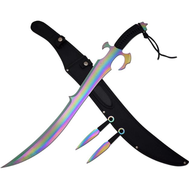 Ninja Sword and Knifes Set.