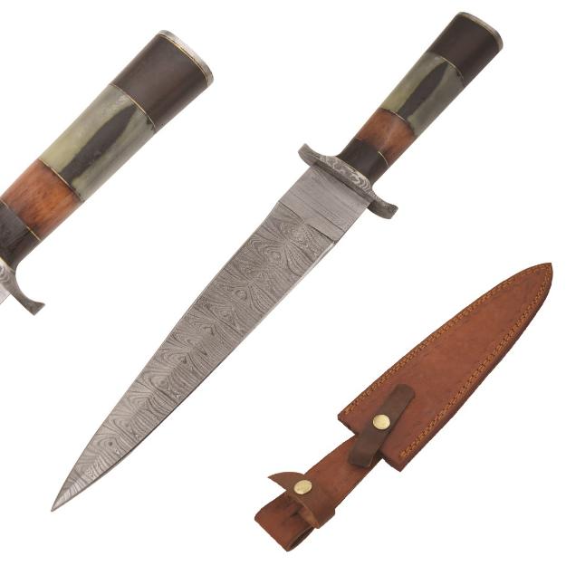Whitetail Warrior - Premium Custom Damascus Steel Hunting Knife