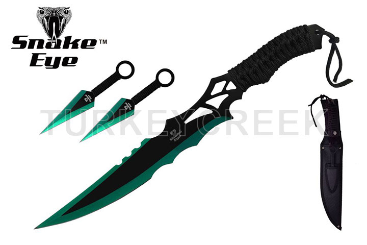 Turkey Creek Trading Company Inc.: Snake Eye Tactical Ninja-Sword Comes  With Throwing Knife