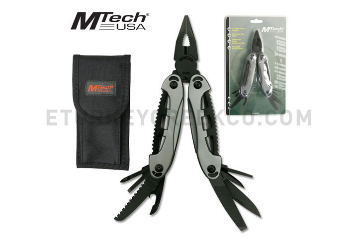 Black Tactical Multi Functions Plier W/ Pouch 4