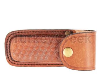 5.5" Premium Stitched Leather Sheath