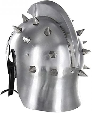 Gladiator Spike Helmet Hand Made With Free Stand