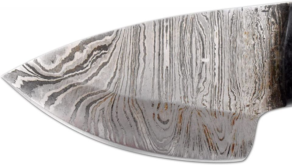 Old Ram Custom Handmade Full Tang Real Damascus Steel Blade
