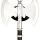 Double Blade Medieval Fantasy Fighting Axe W/ Plaque