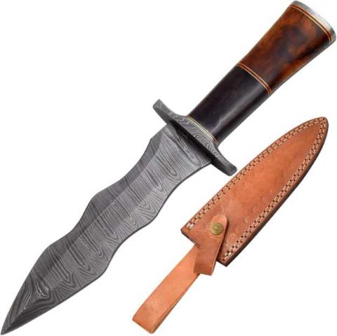 Custom Handmade Damascus Full Tang Fully Functional Wicked Blade(DM-2136)