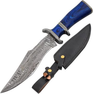 Old Ram Handmade Damascus Steel Hunting Knife