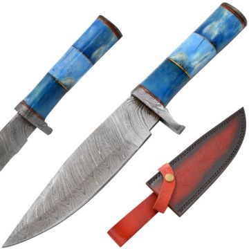Old Ram Handmade Custom Damascus Hunting Knife | Bush-craft Knife