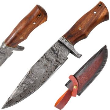Old Ram Handmade Custom Damascus Hunting Knife | Bushcraft Knife DM-2126