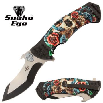 Snake Eye Tactical Spring Assist Pocket Knife SE-5290B