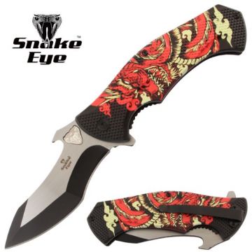 Snake Eye Tactical Spring Assist Pocket Knife  SE-5290O