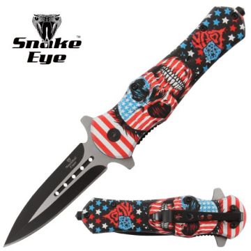 Snake Eye Tactical Spring Assist Pocket Knife SE-5289E