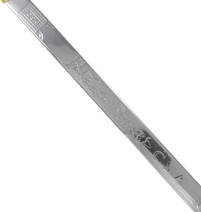 Medieval Warrior C.S.A Cavalry Civil War Officer Sword CSA Etching Blade