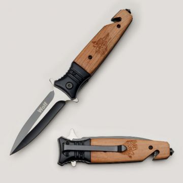 Snake Eye Tactical Rescue Style Spring Assist Knife SE-846WF