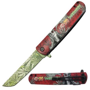 Snake Eye Tactical Spring Assist Folding Knife 5300-1