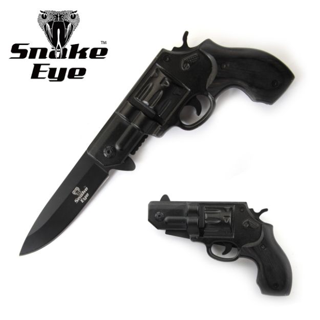 Turkey Creek Trading Company Inc. Snake Eye Tactical Black Revolver
