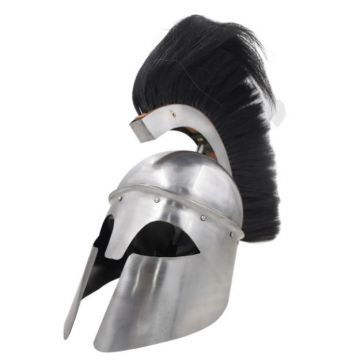 Medieval Warrior Greek Corinthian Helmet with Crest IAI-114
