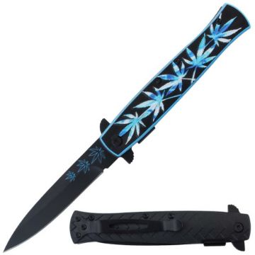 Snake Eye Tactical Stiletto Style Spring Assist Knife SE-5327-2