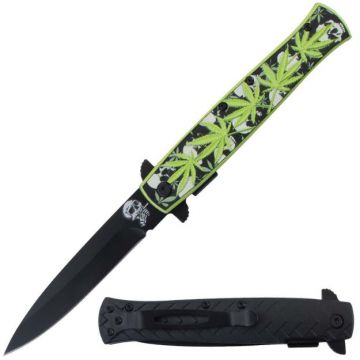Snake Eye Tactical Stiletto Style Spring Assist Knife SE-5327-3