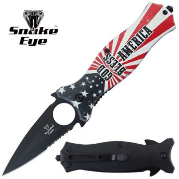 Snake Eye Tactical Spring Assist Knife (SE-5322-1)