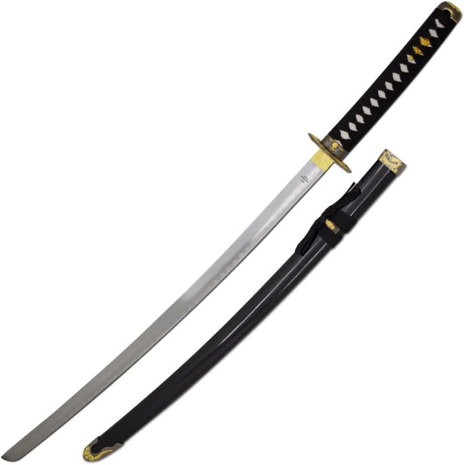 Snake Eye Tactical Two Tone Dragon Design 3 Piece Samurai Katana