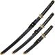 Snake Eye Tactical Two Tone Dragon Design 3 Piece Samurai Katana