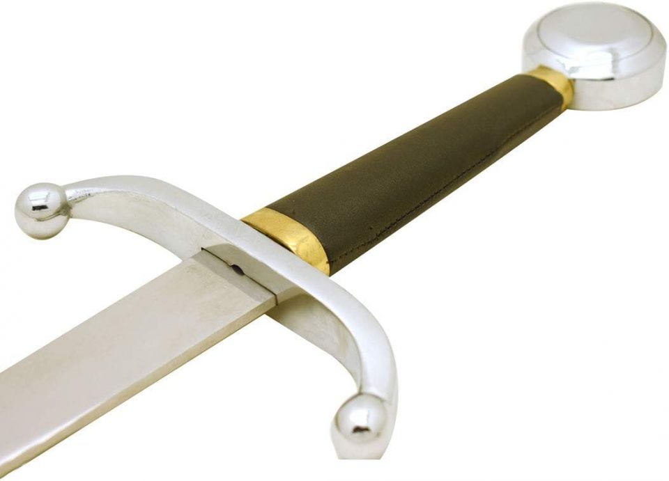 Medieval Warrior Handmade Fantasy Royal Sentry Swords With Case Stainless Steel Blade 42 " Overall