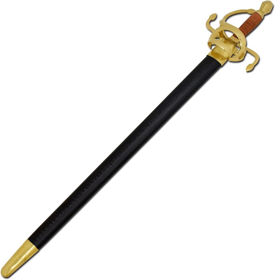 Medieval warrior brand rapier sword 39" overall
