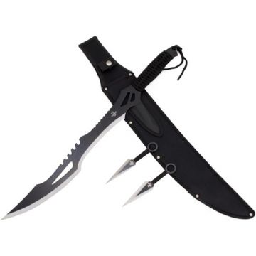 Blue Streak Short Sword and Throwing Knife Set