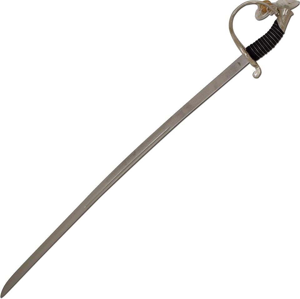 Medieval Warrior C.S.A Cavalry Civil War Officer Sword CSA Etching Blade