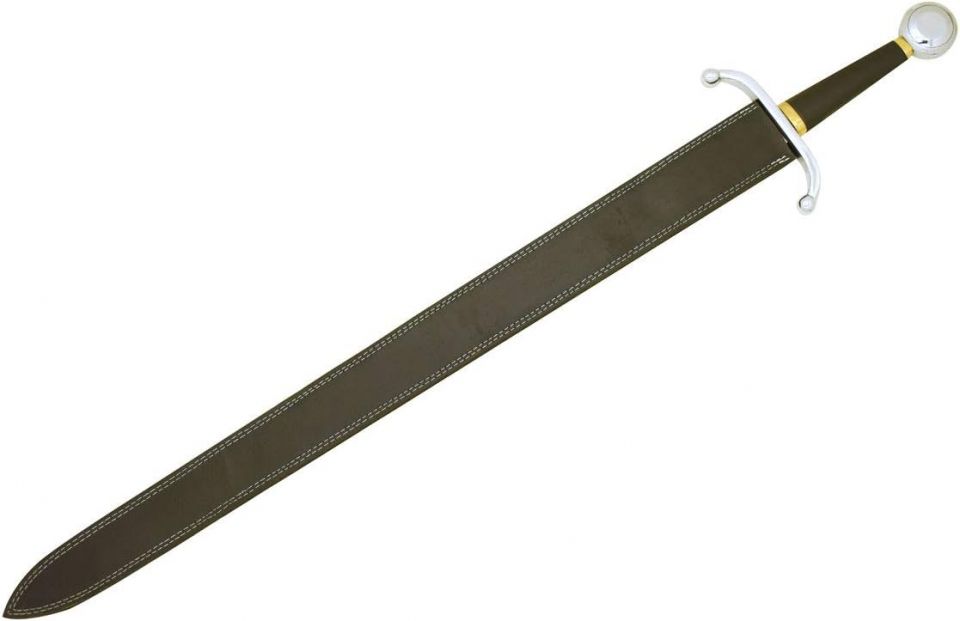 Medieval Warrior Handmade Fantasy Royal Sentry Swords With Case Stainless Steel Blade 42 " Overall