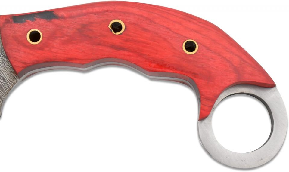 Old Ram Handmade Real Damascus Karambit Knife Collection
