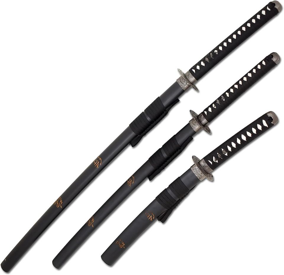 Snake Eye Warrior Samurai Sword Set