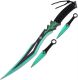 Snake Eye Tactical Ninja-Sword Comes With Throwing Knife