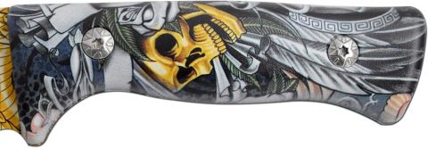 Snake Eye Full Tang Fix Blade Hunting Knife With Sheath (SE-1865-1)