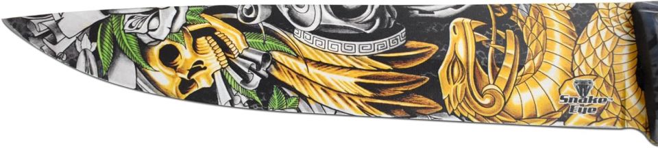 Snake Eye Full Tang Fix Blade Hunting Knife With Sheath (SE-1865-1)