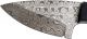 Wild Turkey Handmade Full Tang Real Damascus Steel Blade Skinner