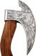 Old Ram Handmade High Carbon Steel Ulu kitchen Pizza Cutter Axe