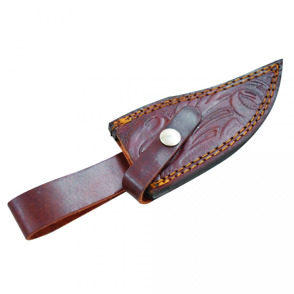 Old Ram Handmade Custom Damascus Steel Hunting Knife