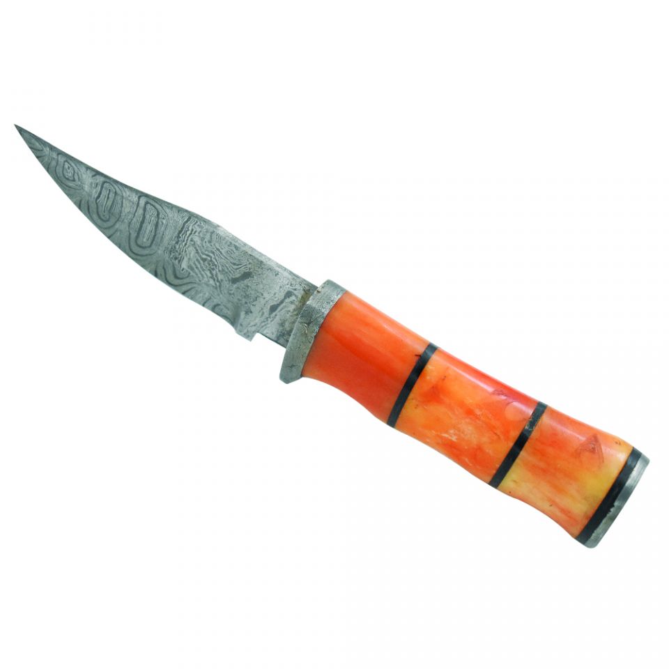 Old Ram Handmade Custom Damascus Steel Hunting Knife