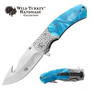 Wild Turkey Handmade Collection Spring Assist Knife 4.5" Closed