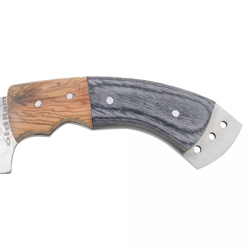 Old Ram Handmade Full Tang Fix Blade Hunting Knife Wood Handle OR-6094