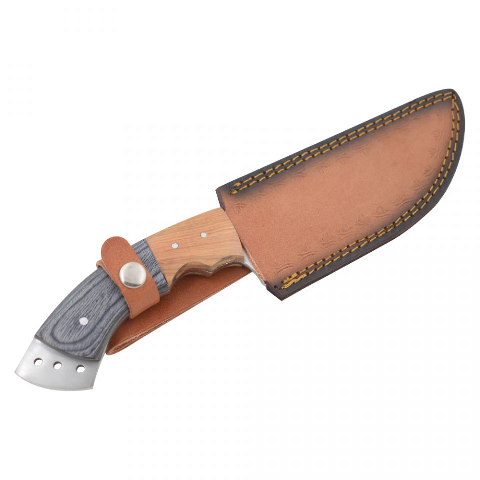 Old Ram Handmade Full Tang Fix Blade Hunting Knife Wood Handle OR-6094