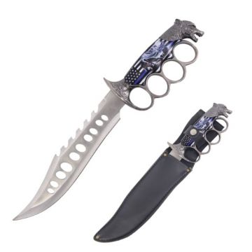 Snake Eye Tactical Fantasy Fixed Blade Knuckle Handle Knife(USA)