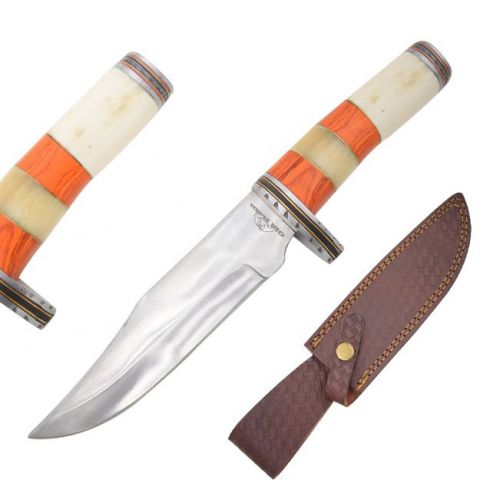 Old Ram Handmade Fixed Blade Knife BN& WD Handle (OR-2219)