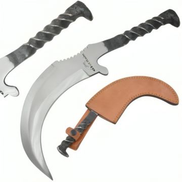 Old Ram Handmade Rail Road Spike Hunting Knife OR-6044Hawkbill Blade