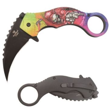 Snake Eye Tactical P13 Karambit Style Spring Assist Knife