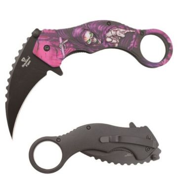 Snake Eye Tactical P1 Karambit Style Spring Assist Knife