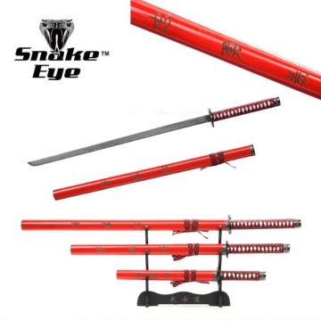 Snake Eye Tactical 3Pcs Dragon Samurai Sword Set LRD4