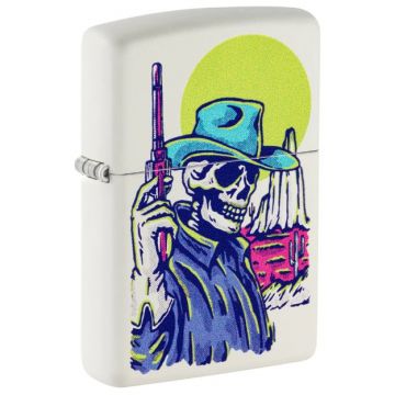 Zippo Wild West Skeleton Design Lighter